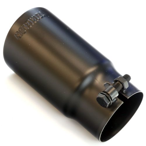 TOTALFLOW 356525B Universal Bolt-On Double Wall 2.5" Inch Exhaust Tip - Black Finish