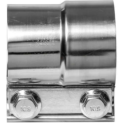 TOTALFLOW TF-J57 Lap Joint Exhaust Muffler 2-1/4" Inch  Clamp Band | 2.25" Inch