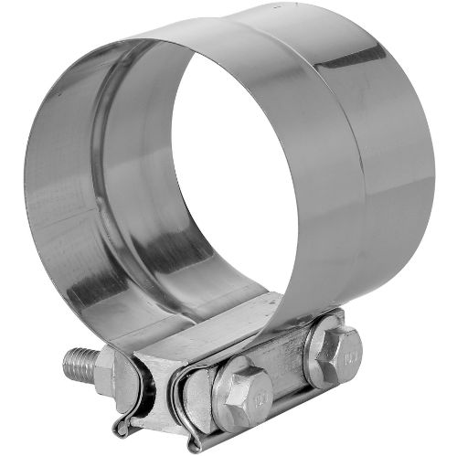 TOTALFLOW TF-J61 Lap Joint Exhaust Muffler 3-1/2" Inch Clamp Band | 3.5" Inch