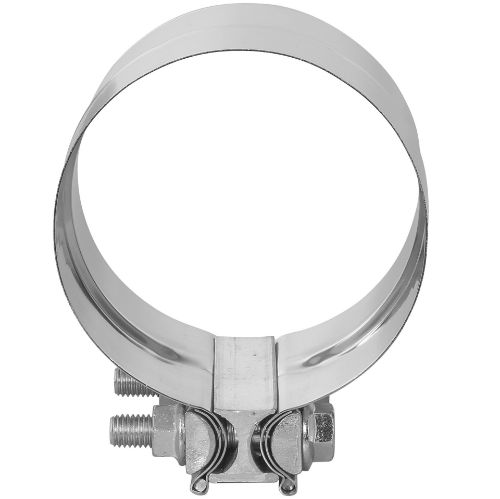 TOTALFLOW TF-J61 Lap Joint Exhaust Muffler 3-1/2" Inch Clamp Band | 3.5" Inch