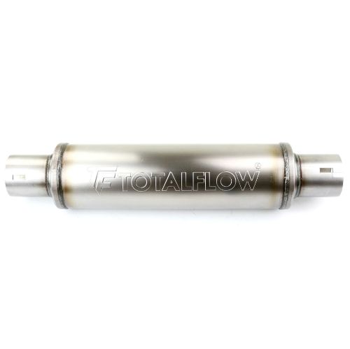 TOTALFLOW 20219N Straight Through Universal Notched Ends Exhaust Muffler - 3 Inch ID