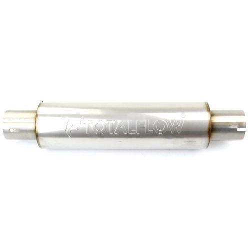 TOTALFLOW 22114N Straight Through Universal Notched Ends Exhaust Muffler - 2 Inch ID