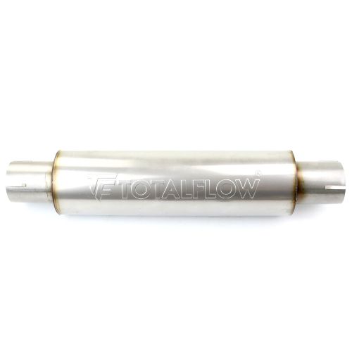 TOTALFLOW 22114S Straight Through Universal Slotted Ends Exhaust Muffler - 2 Inch ID