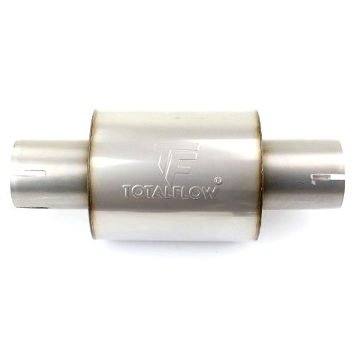 TOTALFLOW 22319S Straight Through Universal Slotted Ends Exhaust Muffler - 3 Inch ID