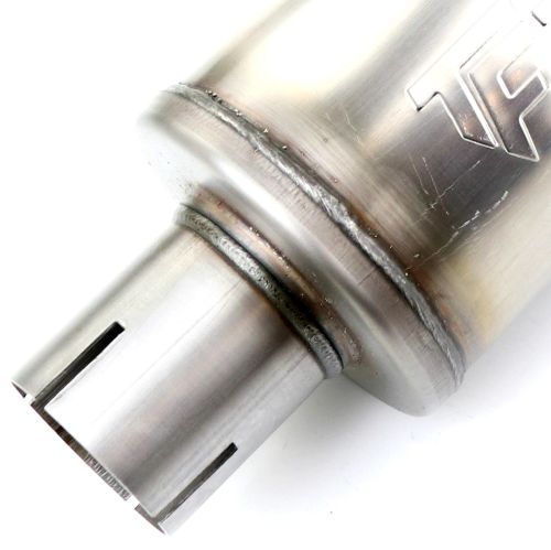 TOTALFLOW 20419S Straight Through Universal Slotted Ends  Exhaust Muffler - 3 Inch ID