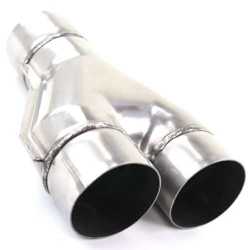 TOTALFLOW TF-YP3024 | Universal Exhaust 3" Inch Single - 2-1/4" Dual Y-Pipe