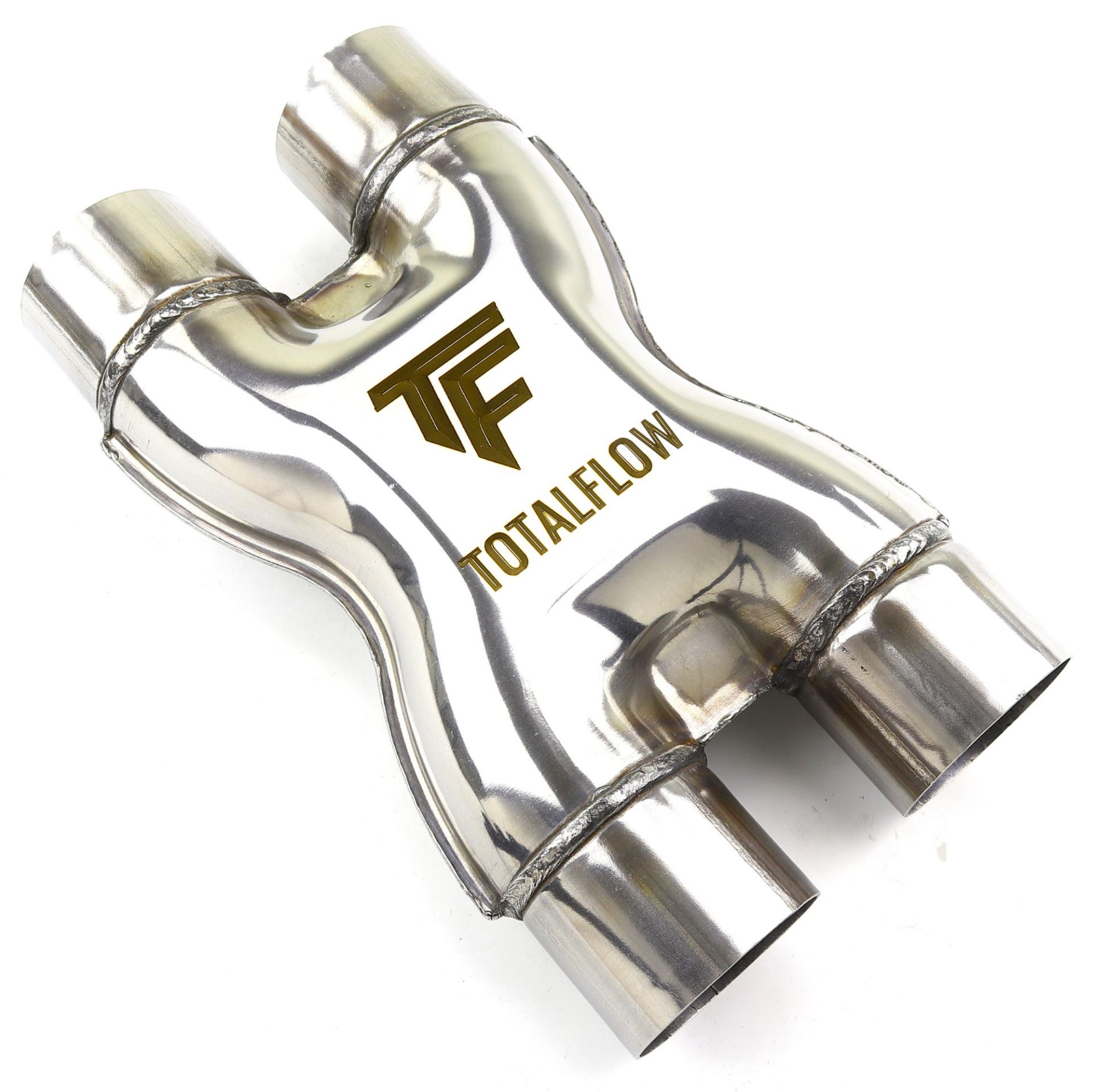 TOTALFLOW TF-S2424 | Universal Exhaust 2.25" X-Pipe | 2-1/4" X-Pipe