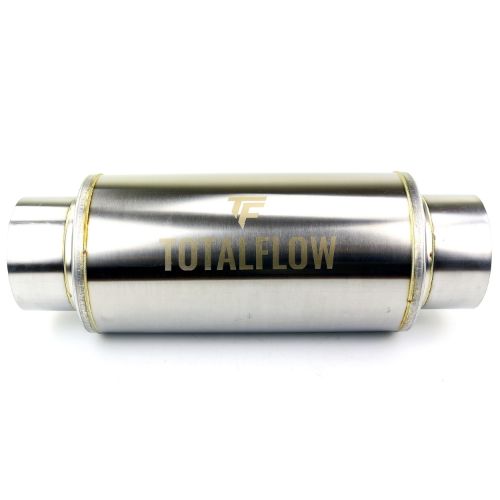 TOTALFLOW 20621 Straight Through Universal Exhaust Muffler - 4 Inch ID | Diesel Exhaust Muffler