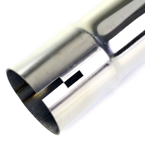 TOTALFLOW 20-304-201-152N Straight Slip On 20 Inch Exhaust Pipe | 2 Inch - ID | 2 Inch - ID