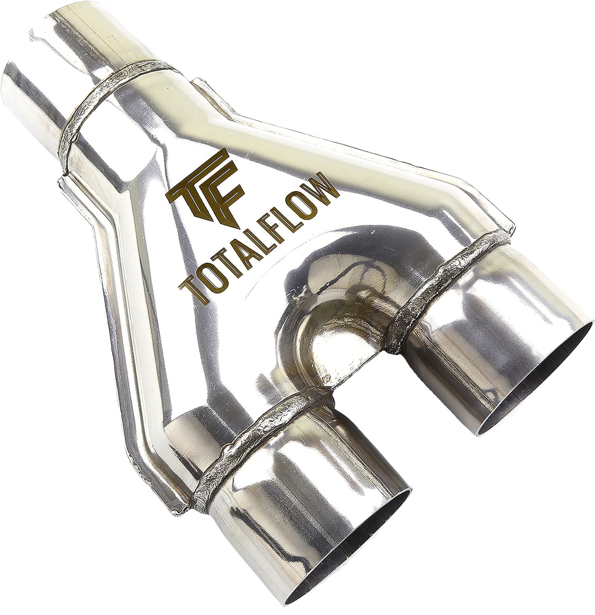 TOTALFLOW TF-SY3024 | Universal Exhaust 3" Inch Single - 2-1/4" Dual Y-Pipe